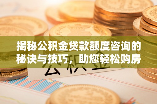 当涂揭秘公积金贷款额度咨询的秘诀与技巧，助您轻松购房！