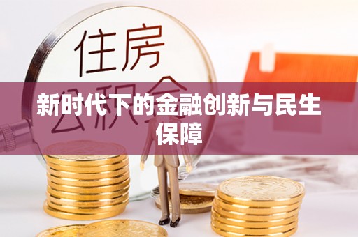 当涂新时代下的金融创新与民生保障